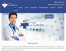 Tablet Screenshot of hospitallacarlota.com
